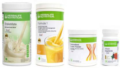 HERBALIFE FORMULA1 MANGO PROTIEN 200 G AFRESH ENERGY DRINK TULSI SHAKEMATE_ Plant-Based Protein