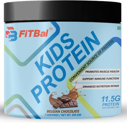 FiTBal Kids Protein Nutritional Drink with DHA,Vitamin-D for Growth, Height, Immunity, Protein Shake