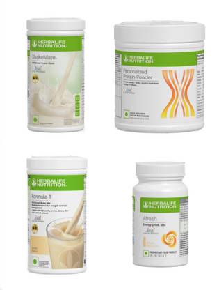 HERBALIFE SHAKEMATE,PP-200GM,F1-VANILLA AND GINGER (PACK OF 4) Protein Shake