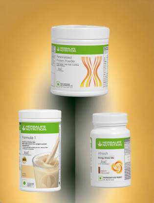HERBALIFE F1 SHAKE MIX-VANILLA,ELAICHI AND PP-200GM,(PACK OF 3) Protein Shake