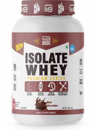 MB MUSCLE BUILDER'S Pure Protein Isolate With High Amino's For Fast Muscle Growth,Recovery &Fat Loss Whey Protein