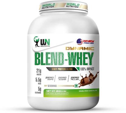 WN WORLD NUTRITION Blend Whey Double Rich Chocolate 2Kg Whey Protein