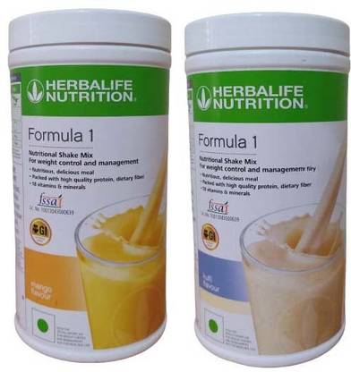 HERBALIFE Formula 1 Nutritional Shake Mix - Mango And Kulfi Flavor Weight Loss Protein Shake