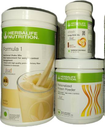Herbalife Nutrition F1 Shake Vanilla + Protein Powder 200 G + Afresh - Eilachi Protein Shake