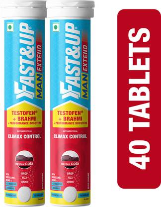 FAST&UP Man Extend | Nitric Booster & Energizing Blend for Prolonged Performance -Cola