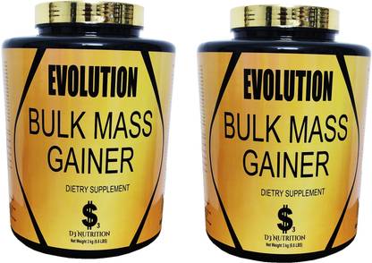Dollar3 Nutrition Evolution Bulk Mass Gainer Combo Of 2 Inspired By USA (ChocoVanilla 13.2Lbs) Weight Gainers/Mass Gainers