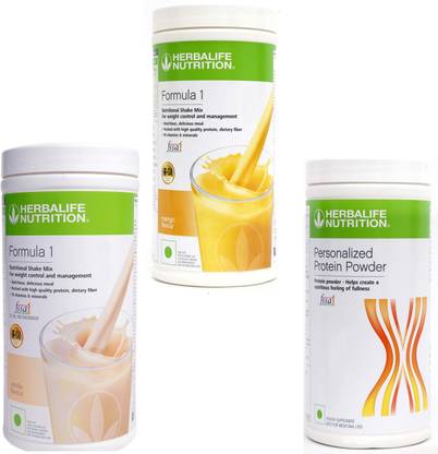 HERBALIFE Formula 1 Shake Vanilla + Mango Protein Powder 400 Gram Plant-Based Protein