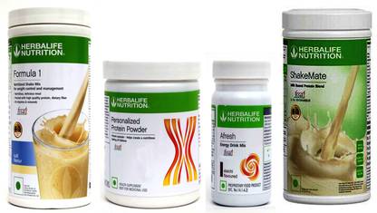 Herbalife Nutrition FORMULA1 KULFI PROTIEN 200 G AFRESH ENERGY DRINK ELAICHI SHAKEMATE 500 G Plant-Based Protein