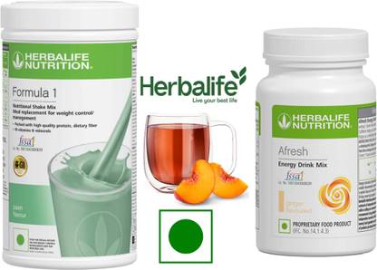 HERBALIFE Formula 1 Shake Mix 500g Afresh Energy Drink 50g Mix Protein Shake