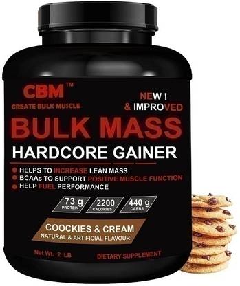 CBM Bulk Mass Hard Core Gainer Coockies & Cream Whey Protein