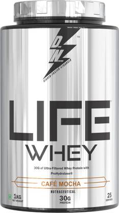 Dn With Divine Nutrition LIFE WHEY PROTEIN, 30g Protein, 40g per serving, 25 Serving Whey Protein