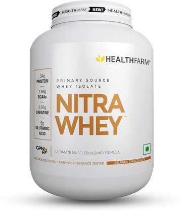 HEALTHFARM Nitra Whey Protein , 34g protein & 3hg Creatine Per Serving Whey Protein