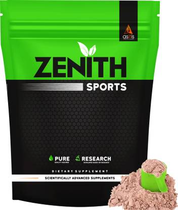 Zenith Nutrition  Whey Protein with Enzymes | 26gm protein - 1050gms (Double Rich Chocolate) Whey Protein