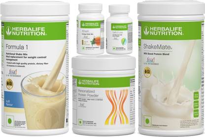 HERBALIFE Formula 1 Shake Afresh Energy Drink Protein 200 g Shakemate Cell u loss Tablets Protein Shake
