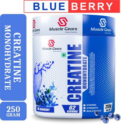 Muscle Gears Creatine Monohydrate Supplement 62 Serving Pre Workout