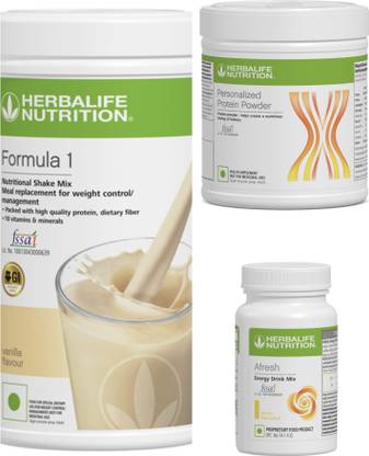 Herbalife Nutrition F1 SHAKE Vanilla , PP Powder 200 G , Afresh - Lemon Protein Shake