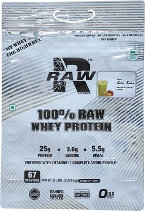 R RAW NUTRITION 100% Whey Protein