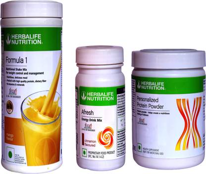 HERBALIFE Formula 1 Shake Mango + Protein Powder 200G + Afresh Cinnamon Protein Shake