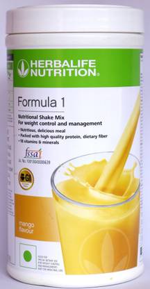 HERBALIFE Formula 1 Nutritional Shake Mix - Mango Flavor For Weight Loss Plant-Based Protein