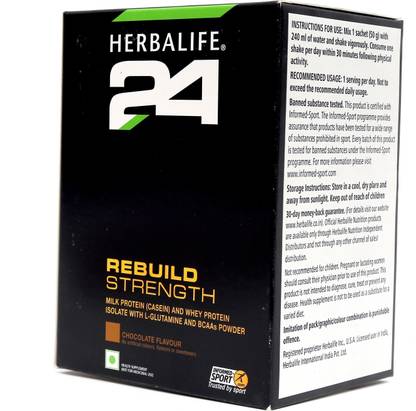 HERBALIFE H24 rebuild strength - 50gm * 10 sachets Protein Shake