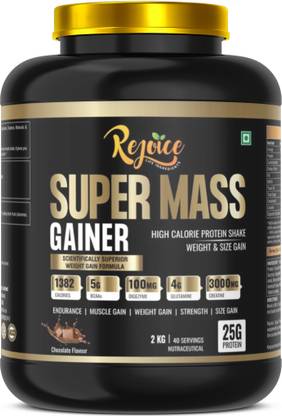Rejoice Life Ingredients Rejoice L I Super Mass Gainer Powder 2KG Weight Gainers/Mass Gainers