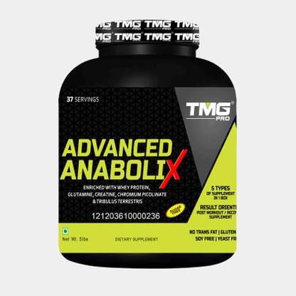 THEMUSCLEGUIDE ADVANCED ANABOLIX-5LBS Whey Protein (5 L, VANILLA, CHCOLATE) Whey Protein