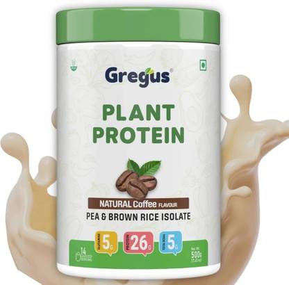 Gregus Best Plant Based Vegan Protein 26g Sugar Free, For Lean Muscles, For Women & Men Plant-Based Protein
