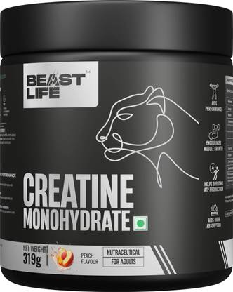 BeastLife Super Micronized Creatine Monohydrate | NABL Lab Tested | 100% Pure Creatine