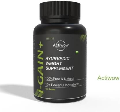 ACTIWOW i-Gain+ I Herbal Weight Gainer I Helps You Achieve Rapid Muscle Growth Weight Gainers/Mass Gainers