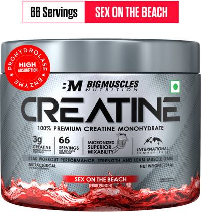 BIGMUSCLES NUTRITION Creatine Monohydrate [66 Servings] | Supports Lean Muscle Building & Recovery | Creatine
