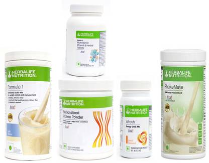 HERBALIFE FORMULA1KULFI 500 PROTIEN 200 AFRESH ENERGY DRINK PEACH 50 SHAKEMATE 500 F 2 Whey Protein