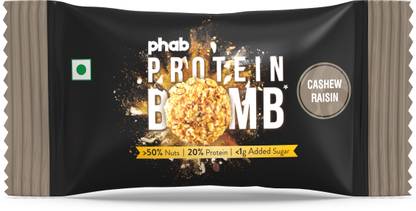 Phab Protein Bomb (Pack of 4 x 15g Protein Balls) Nutrition Bars