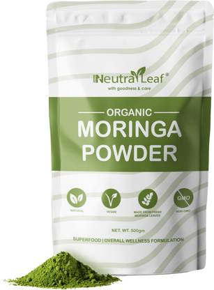 Neutraleaf Organic Moringa Powder | Oleifera Leaf | Super Food | Powerful | Multi Minerals Plant-Based Protein