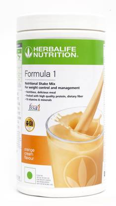 HERBALIFE Formula 1 Nutritional Shake Mix -Orange Cream Flavor Protein Shake