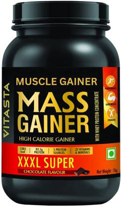 VITASTA Muscle man XXXL Super mass gainer, weight gainer, muscle gainer, whey protein Weight Gainers/Mass Gainers