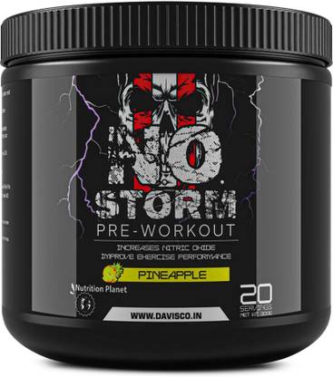 Nutrition Planet NO Storm Pre-Workout (Pineapple - 300g, 20 Servings) Pre Workout