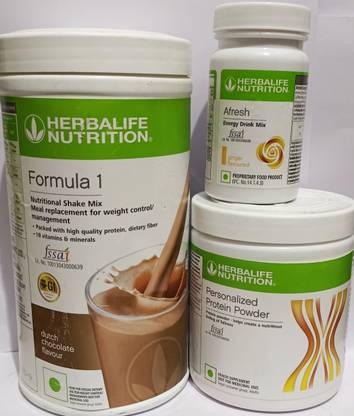 HERBALIFE Nutrition Chocolate Shake 500g Protine Powder 200g Ginger Afresh 50g Plant-Based Protein