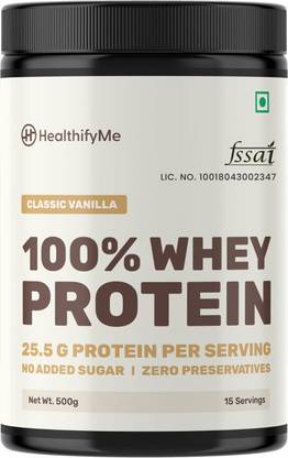 Healthifyme Vanilla-500g Whey Protein