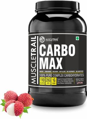 Muscle Trail Carbo Max |100% Pure Complex Carbohydrates| 110 Calories, 1g Sugar, 28gm Carb Blend