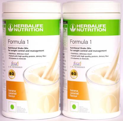 Herbalife Nutrition FORMULA 1 WEIGHT LOSS BANANA FLAVOUR COMBO (500GM*2) Protein Bars