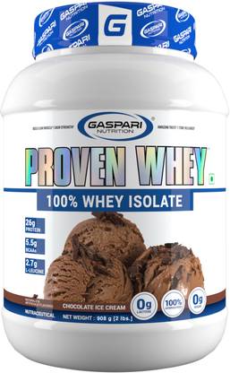 Gaspari Nutrition Proven Whey 100% Whey Isolate | 26g Instant Isolate & Hydrolyzed Whey Protein