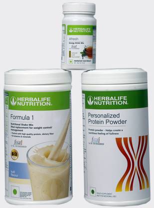 HERBALIFE Nutrition F1 Kulfi Shake Mix Protein Blends500G PPP400G AFRESH TULSI40G Protein Blends
