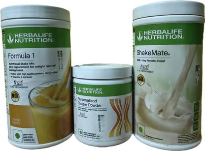 Herbalife Nutrition WEIGHT LOSS COMBO FORMULA 1 MANGO SHAKE SHAKEMATE PROTEIN POWDER 200GM Protein Shake