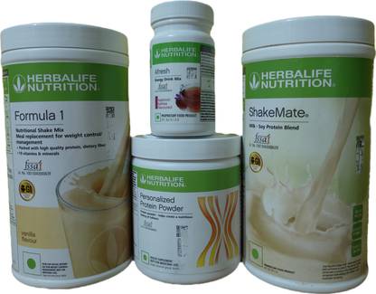 Herbalife Nutrition FORMULA 1 VANILLA SHAKE SHAKEMATE PROTEIN POWDER 200GM AFRESH KASHMIRI KHAWA Protein Shake