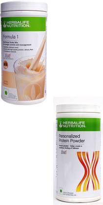 HERBALIFE Formula 1 Shake Vanilla Flavor With Personalized Protein Powder 400 Gram Plant-Based Protein