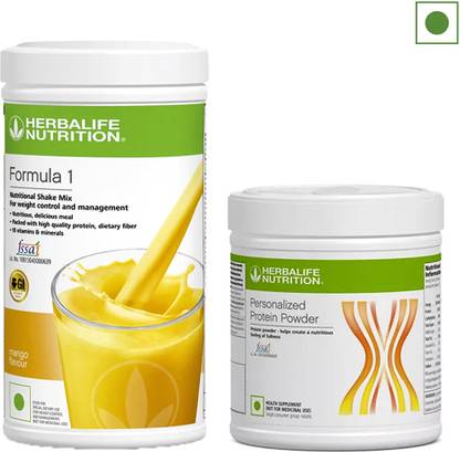 HERBALIFE Formula 1 Nutritional Shake Mix and Personalized Protein Powder Combo Whey Protein