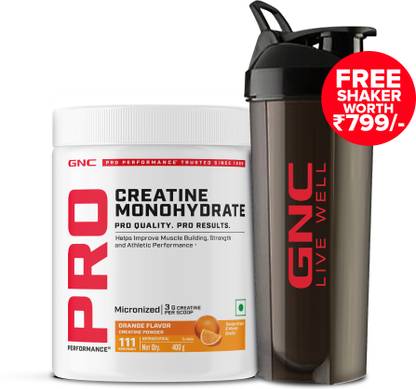 GNC Creatine Monohydrate With Black Shaker (750ml) Creatine