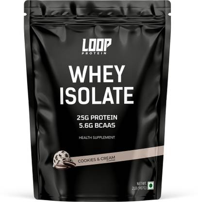 Loop PROTEIN Whey Isolate | 25g Protein | 5.6g BCAA | Easy to Absorb & Digest | 2LB Whey Protein
