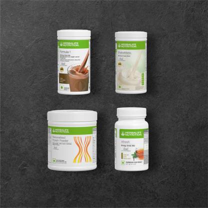 HERBALIFE F1-CHOCOLATE,SHAKEMATE,PP-200GM AND TULSI (PACK OF 4) Energy Bars