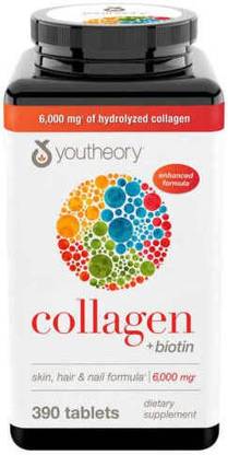 Youtheory Collagen+biotin Advanced Formula 390 Tablets EAA (Essential Amino Acids)